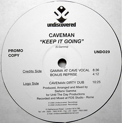 Caveman - Keep It Going | Undiscovered (UND 029) - main Caveman - Keep It Going | Undiscovered (UND 029) - main