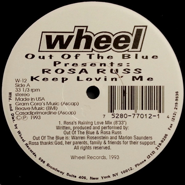 Out Of The Blue Presents Rosa Russ - Keep Lovin' Me | Wheel Records (W-12) - main