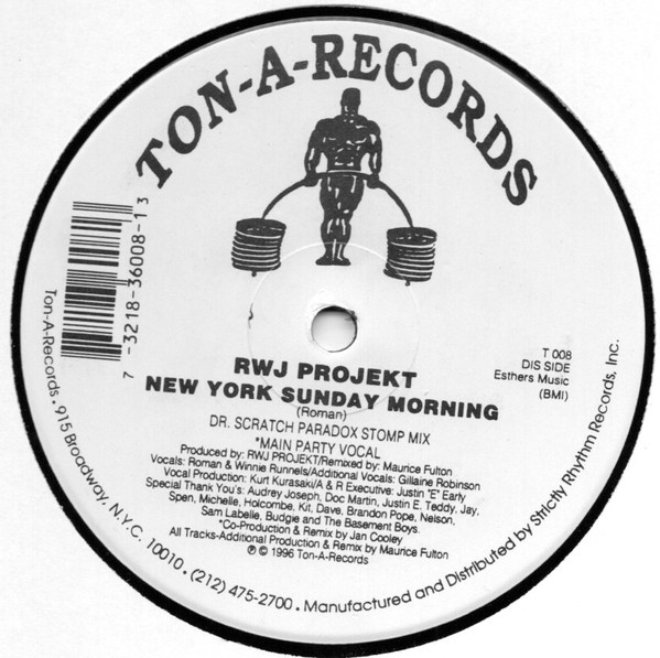 RWJ Projekt - New York Sunday Morning | Ton-A-Records (T 008) - 3 RWJ Projekt - New York Sunday Morning | Ton-A-Records (T 008) - 3