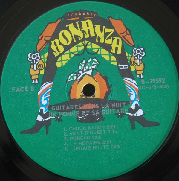 Denis Champoux - Guitares Dans La Nuit - Un Homme Et Sa Guitare | Bonanza (B 29592) - 4