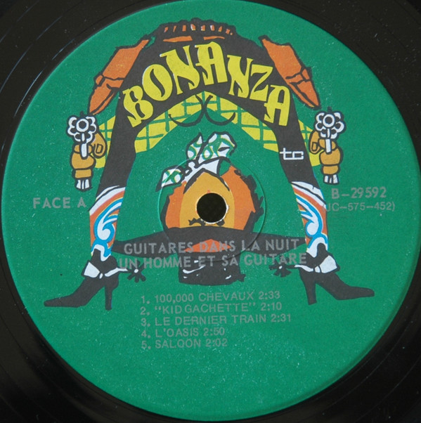 Denis Champoux - Guitares Dans La Nuit - Un Homme Et Sa Guitare | Bonanza (B 29592) - 3