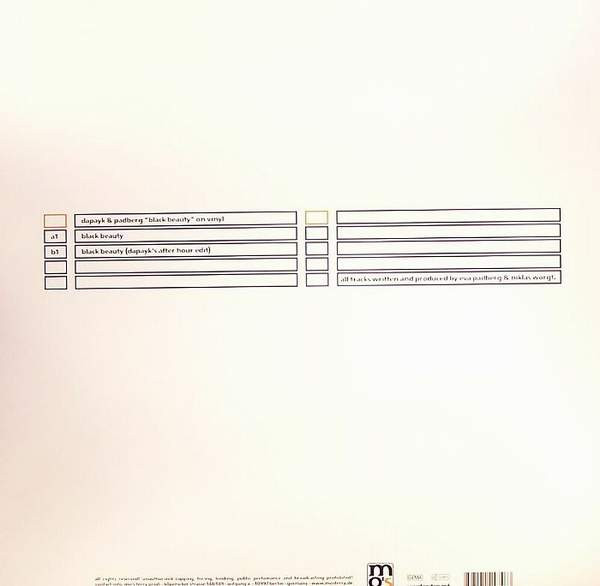 Dapayk & Padberg - Black Beauty | Mo's Ferry Prod. (mfp030) - 4 Dapayk & Padberg - Black Beauty | Mo's Ferry Prod. (mfp030) - 4