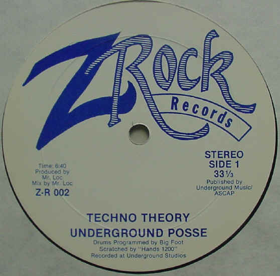 Underground Posse - Techno Theory | Z Rock Records (Z-R 002)
