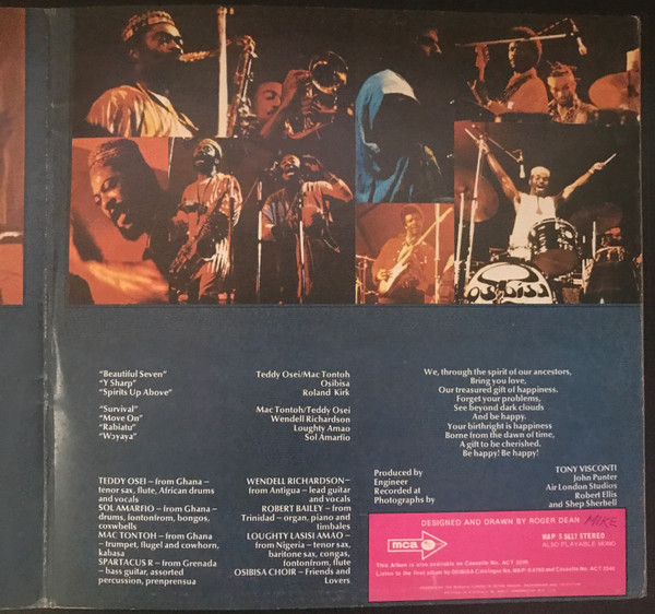 Osibisa - Woyaya | MCA Records (MAP/S 5617) - 3
