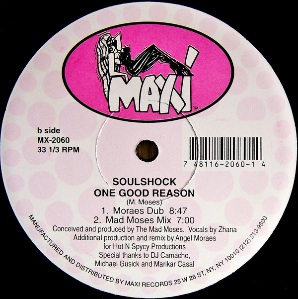 Soulshock - One Good Reason | Maxi Records (MX-2060) - 3