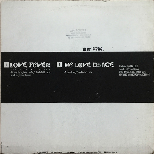 Sigmund Und Seine Freunde - Love Fever | EMI Electrola (1C 060-2 03825 6) - 2 Sigmund Und Seine Freunde - Love Fever | EMI Electrola (1C 060-2 03825 6) - 2