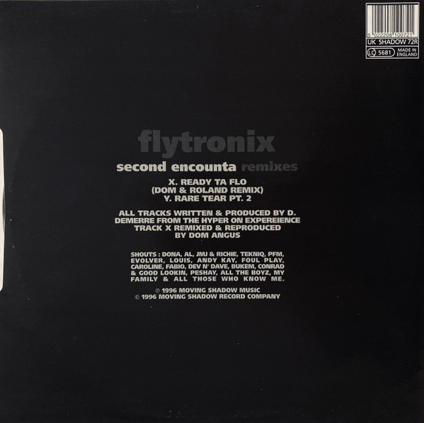 Flytronix - Second Encounta (Remixes) | Moving Shadow (SHADOW 72R) - 2 Flytronix - Second Encounta (Remixes) | Moving Shadow (SHADOW 72R) - 2