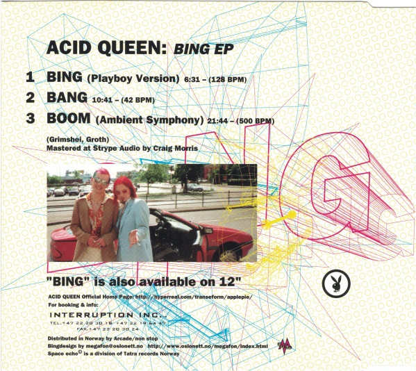 Acid Queen - Bing EP | SpaceEcho (RE 004) - 3