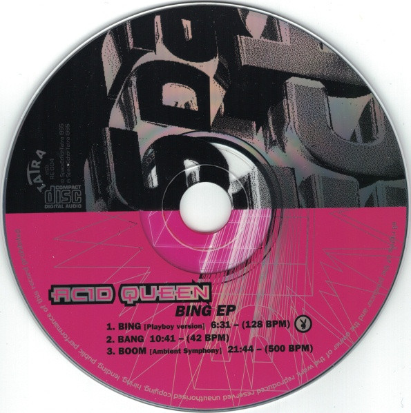 Acid Queen - Bing EP | SpaceEcho (RE 004) - 4