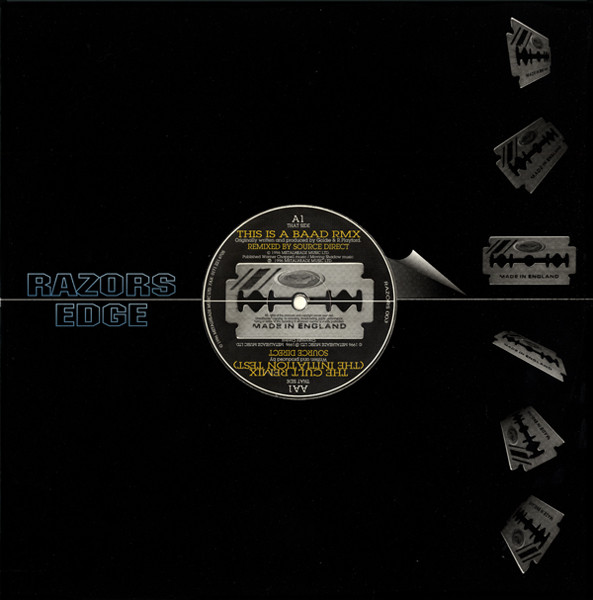 Goldie / Source Direct - This Is A Baad / The Cult (Remixes) | Razors Edge (RAZORS 003) - 3