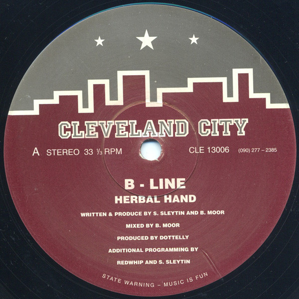 B-Line - Herbal Hand / Come To It | Cleveland City (CLE 13006)