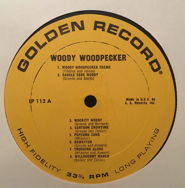 Woody Woodpecker - Woody Woodpecker | Golden Records (LP 112) - 3 Woody Woodpecker - Woody Woodpecker | Golden Records (LP 112) - 3
