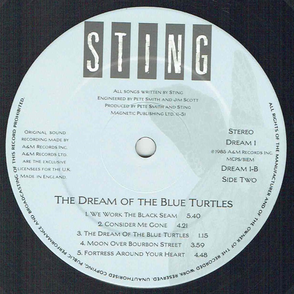 The Dream Of The Blue Turtles