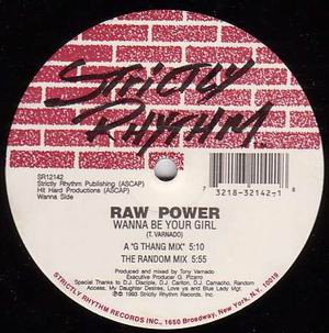 Raw Power - Don't You Want Me / Wanna Be Your Girl | Strictly Rhythm (SR12142) - 2