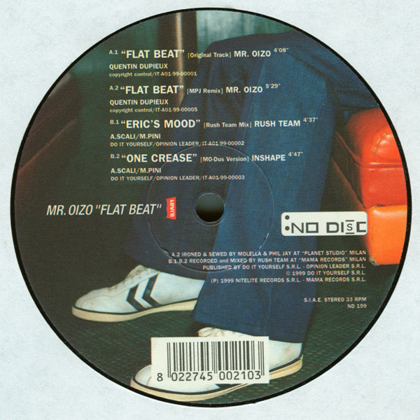 Mr. Oizo - Flat Beat | No Disc (ND 199) - 4 Mr. Oizo - Flat Beat | No Disc (ND 199) - 4