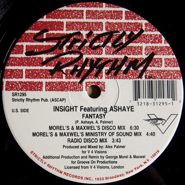 Insight Featuring Ashaye - Fantasy | Strictly Rhythm (SR1295) - 2