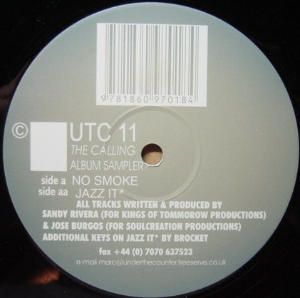 Sandy Rivera & Jose Burgos - The Calling (Album Sampler) | Under The Counter (UTC 11) - main