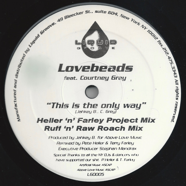 Lovebeads Featuring Courtney Grey - This Is The Only Way | Liquid Groove (LG0005) - 2 Lovebeads Featuring Courtney Grey - This Is The Only Way | Liquid Groove (LG0005) - 2