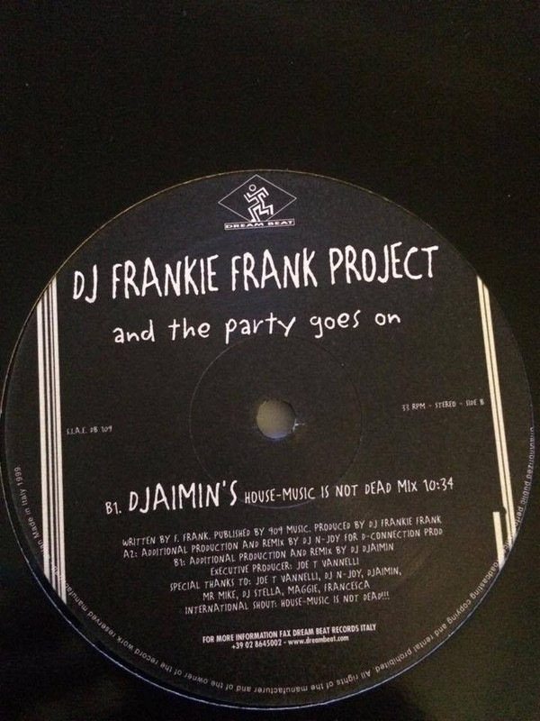 Dj Frankie Frank Project - And The Party Goes On | Dream Beat (DB 109) - 2