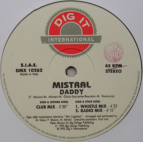 Mistral Featuring Jamie Dee - Daddy | Dig It International (DMX 10262) - 3 Mistral Featuring Jamie Dee - Daddy | Dig It International (DMX 10262) - 3