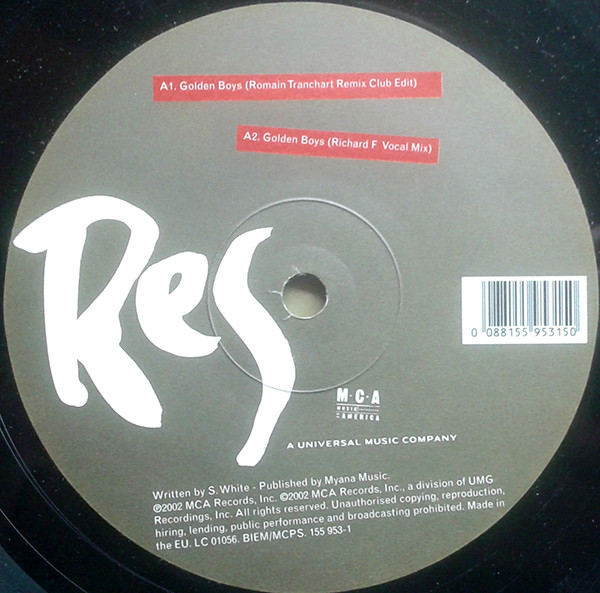 Res - Golden Boys | MCA Records (155 953-1) - 3 Res - Golden Boys | MCA Records (155 953-1) - 3