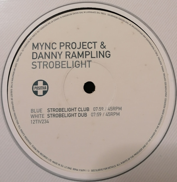 MYNC Project & Danny Rampling - Strobelight | Positiva (12TIV-234) - 3