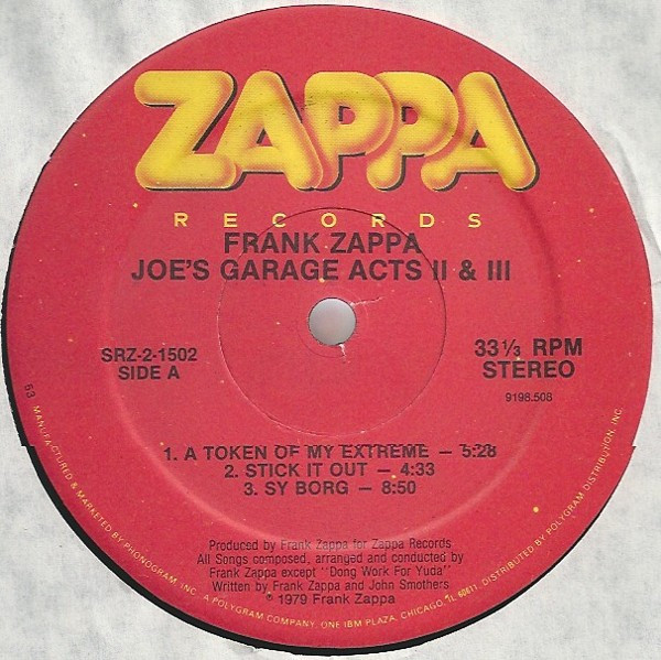 Joe's Garage Acts II & III