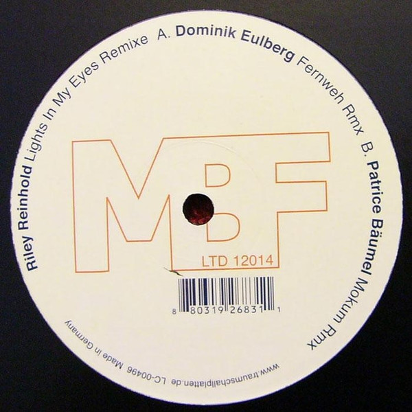 Riley Reinhold - Lights In My Eyes Remixe | My Best Friend (MBF LTD 12014) - main Riley Reinhold - Lights In My Eyes Remixe | My Best Friend (MBF LTD 12014) - main