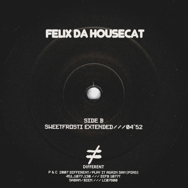 Felix Da Housecat - Future Calls The Dawn | Different (DIFB 1077 T) - 4 Felix Da Housecat - Future Calls The Dawn | Different (DIFB 1077 T) - 4