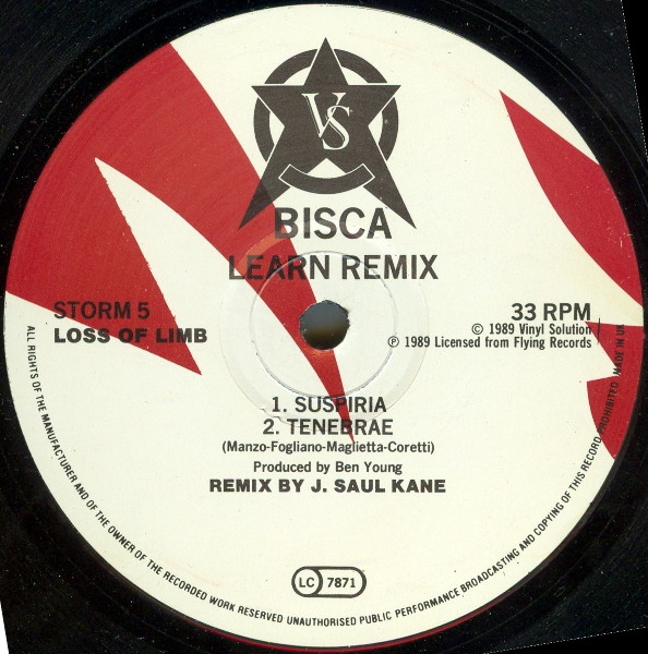 Bisca - Learn (J. Saul Kane Remix) | Vinyl Solution (STORM 5) - 4