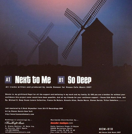 Jesus Gonsev - Next To Me | House Cafe Music (HCM-010) - 2