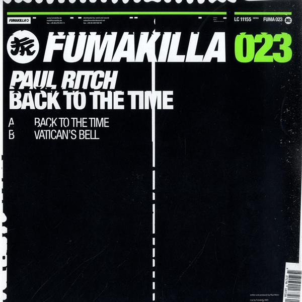 Paul Ritch - Back To The Time | Fumakilla (FUMA 023) - 2