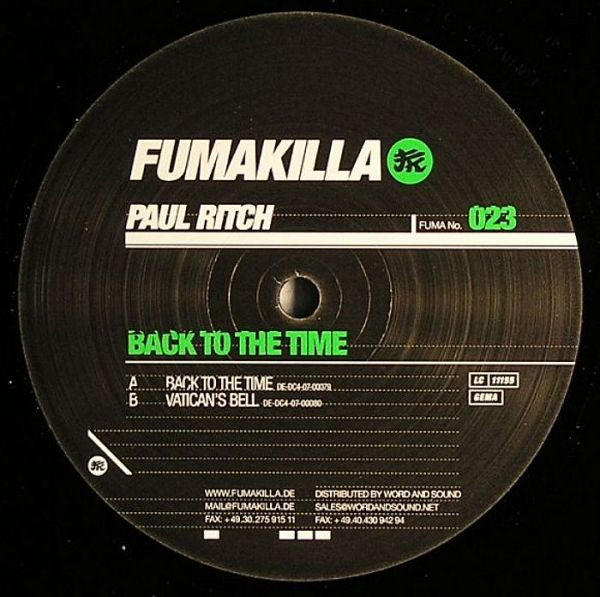 Paul Ritch - Back To The Time | Fumakilla (FUMA 023) - 3