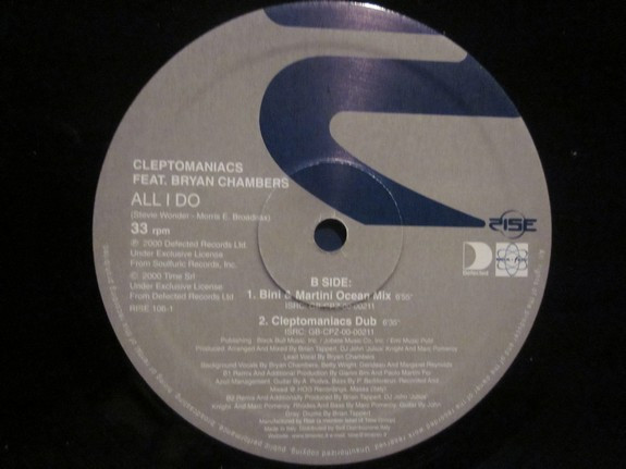 Cleptomaniacs  &  Bryan Chambers - All I Do | Rise (RISE 106) - 4