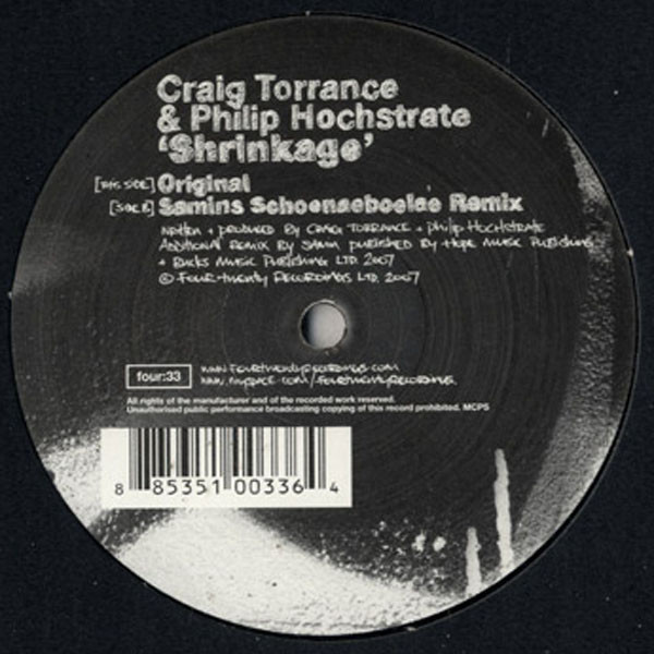 Craig Torrance & Philip Hochstrate - Shrinkage | Four:Twenty Recordings (FOUR:33)