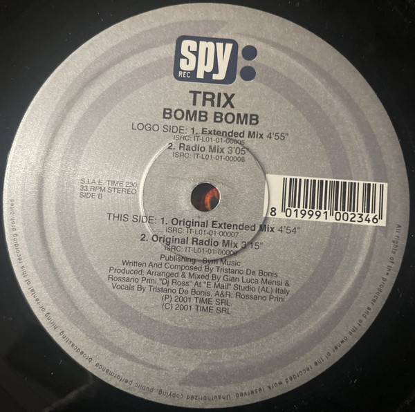 Trix - Bomb Bomb | Time (Time 230) - 3
