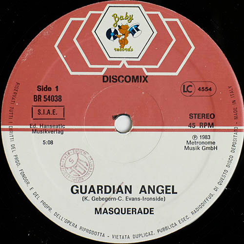 Masquerade - Guardian Angel | Baby Records (BR 54038) - 3 Masquerade - Guardian Angel | Baby Records (BR 54038) - 3
