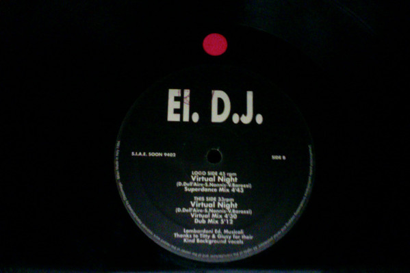 El. D.J. - Virtual Night | Soon (SOON 9402) - main