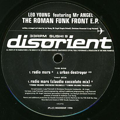 Leo Young & Mr. Angel - The Roman Funk Front E.P. | Disorient (SUSHI 09) - 6 Leo Young & Mr. Angel - The Roman Funk Front E.P. | Disorient (SUSHI 09) - 6
