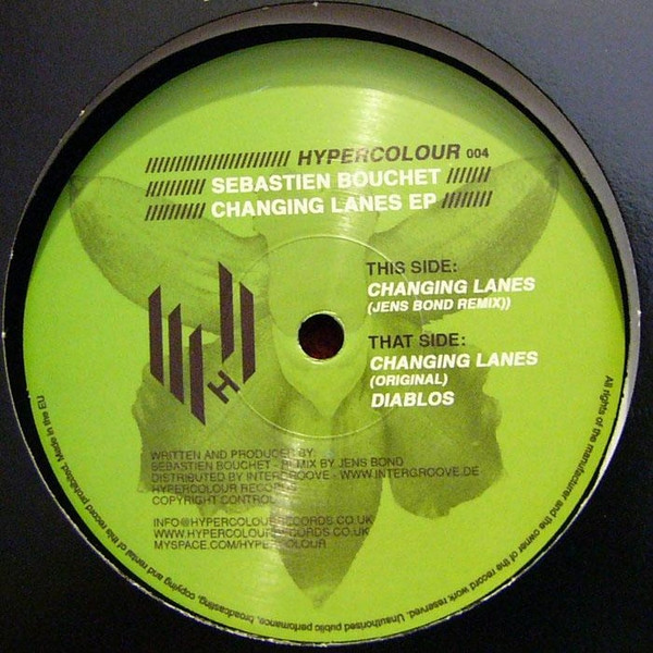 Sebastien Bouchet - Changing Lanes EP | Hypercolour (HYPE004) - 2 Sebastien Bouchet - Changing Lanes EP | Hypercolour (HYPE004) - 2