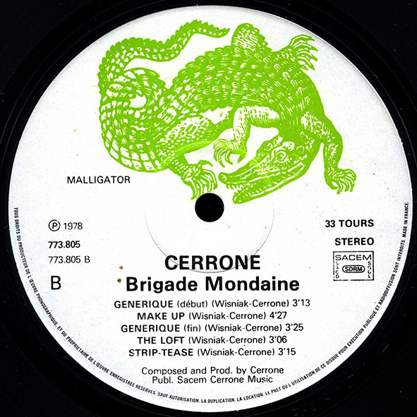 Cerrone - Brigade Mondaine | Malligator (773805) - 4 Cerrone - Brigade Mondaine | Malligator (773805) - 4