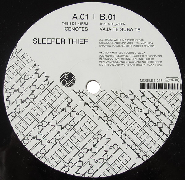 Sleeper Thief - Cenotes | Mobilee (MOBILEE 028) - main Sleeper Thief - Cenotes | Mobilee (MOBILEE 028) - main