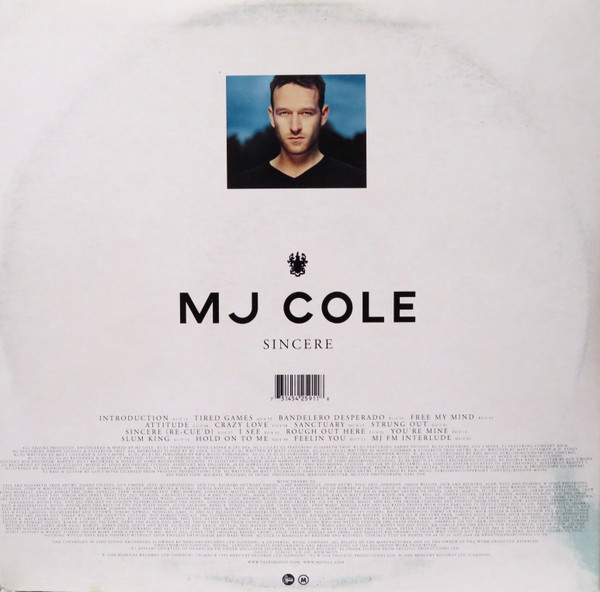 MJ Cole - Sincere | Talkin' Loud (542 591-1) - 2