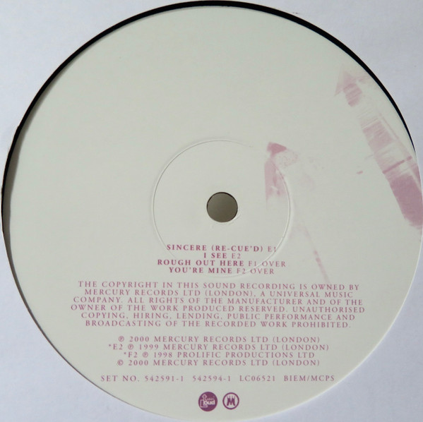 MJ Cole - Sincere | Talkin' Loud (542 591-1) - 12