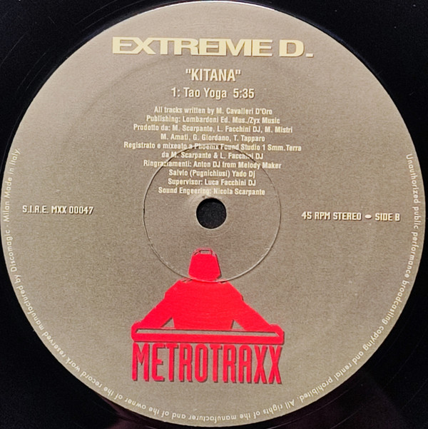 Extreme D. - Kitana | Metrotraxx (MXX 00047)