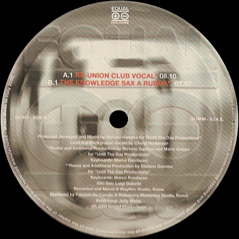 Stefano Gamma  &  House Of Jubilee  &  Cheryl Nickerson - I Pray (The Remixes) | Equal Records (EU 021) - 2