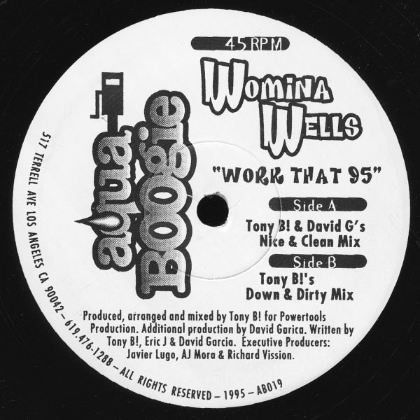 Womina Wells - Work That 95 | Aqua Boogie Records (AB019) - main