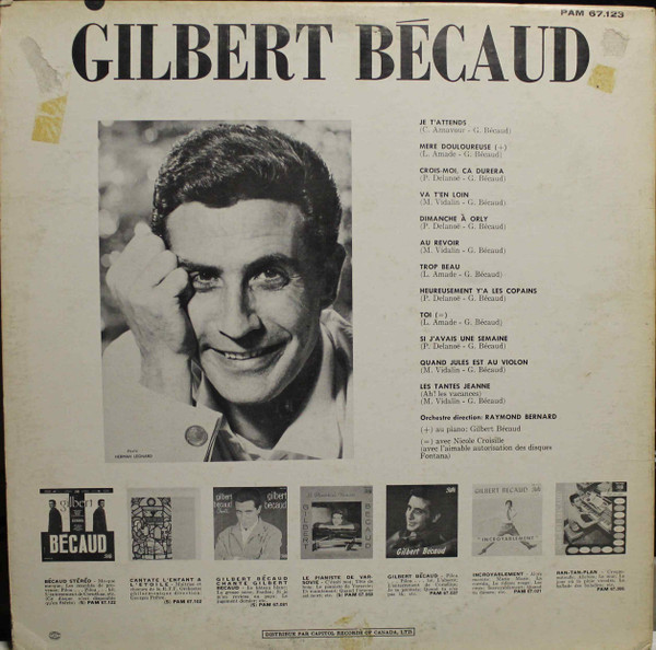 Gilbert Bécaud - Becaud | Pathé (PAM 67.123) - 2