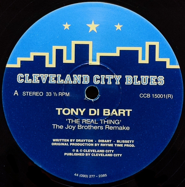 Tony Di Bart - The Real Thing | Cleveland City Blues (CCB 15001(R)) - 2 Tony Di Bart - The Real Thing | Cleveland City Blues (CCB 15001(R)) - 2