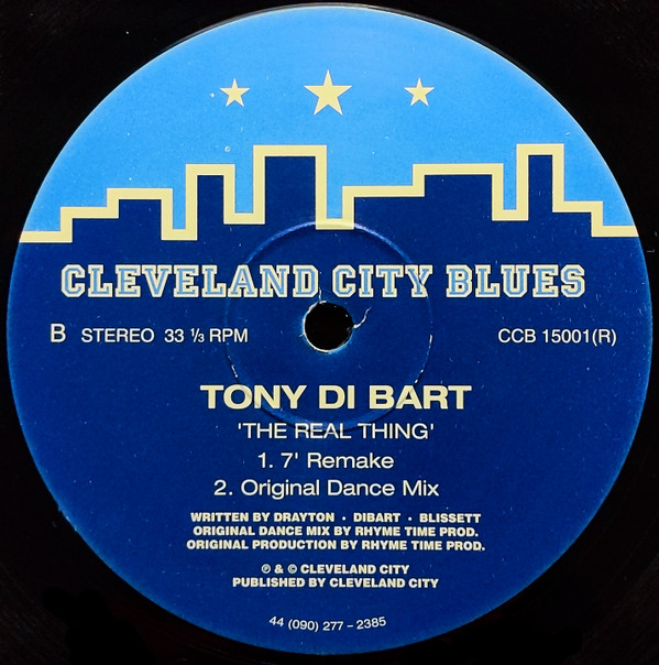 Tony Di Bart - The Real Thing | Cleveland City Blues (CCB 15001(R)) - 3 Tony Di Bart - The Real Thing | Cleveland City Blues (CCB 15001(R)) - 3